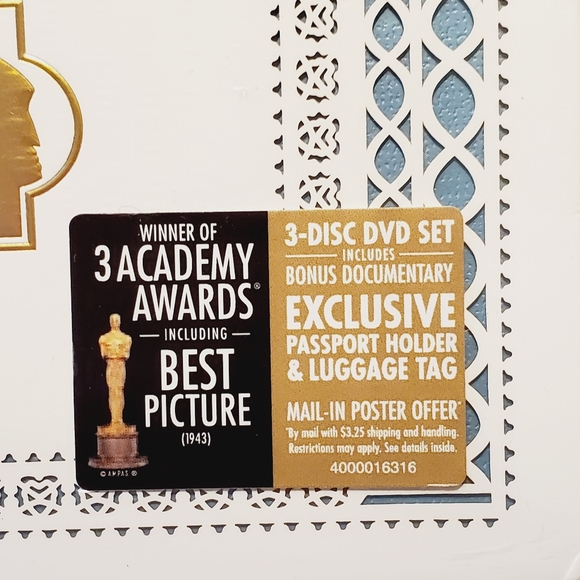 Sealed! Casablanca Ultimate Collector's Edition (3 disc set) DVD - Picture 2 of 10